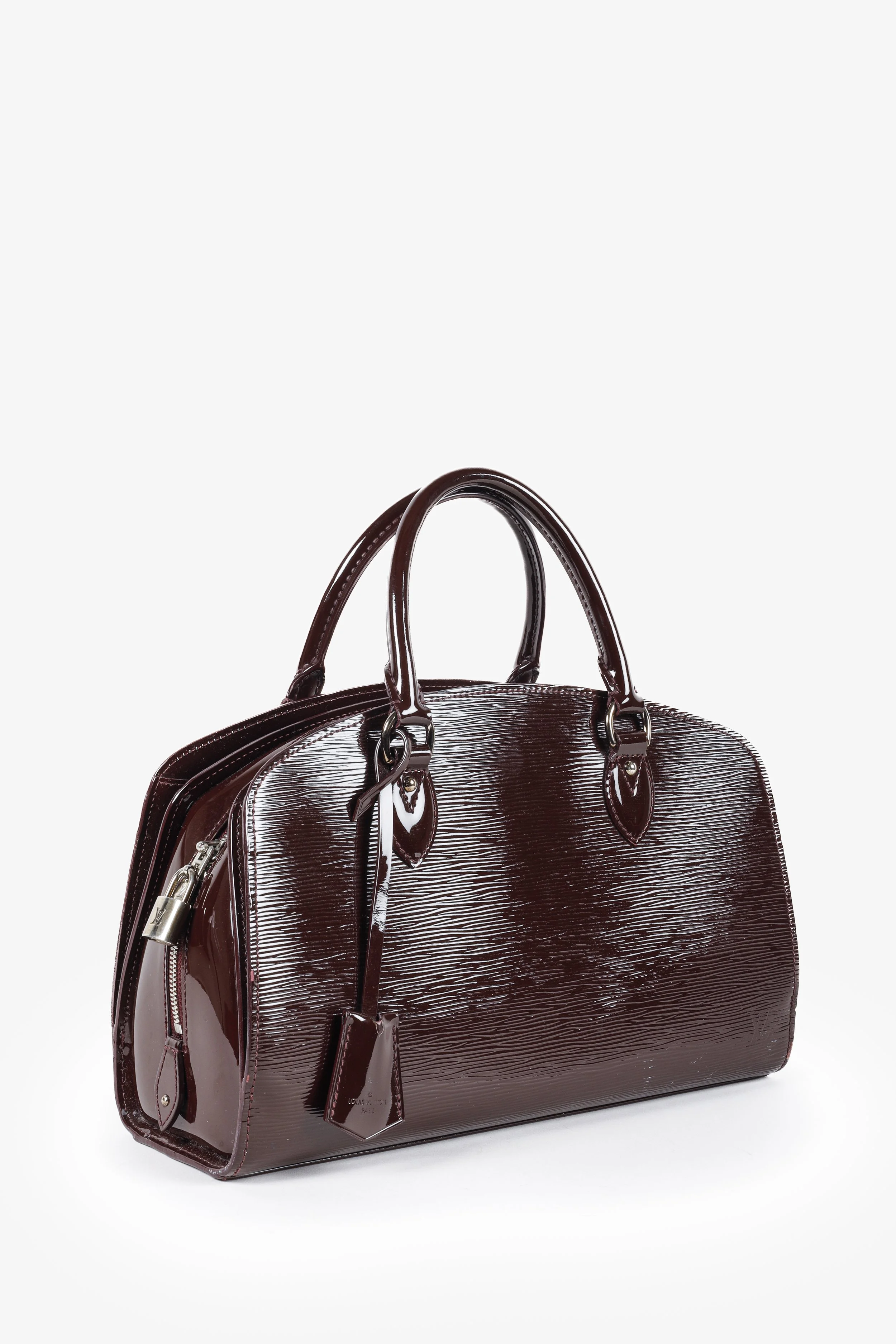 Lv discount burgundy bag